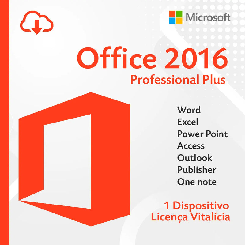 Licença Microsoft Office 2016 Professional Plus - Envio Imediato Após a Compra Shop Licenças