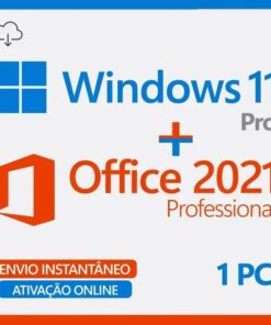 Licencas Windows 11 Pro Microsoft Office 2021 Professional Plus Envio Imediato Apos a Compra Microsoft 23185764