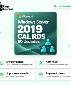 Cal de Acesso Remoto Windows Server 2019 - 50 Usuários - Imagem 2