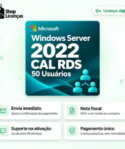 Cal de Acesso Remoto Windows Server 2022 – 50 Usuários 4 Cal de Acesso Remoto Windows Server 2022 – 50 Usuários - Imagem 2